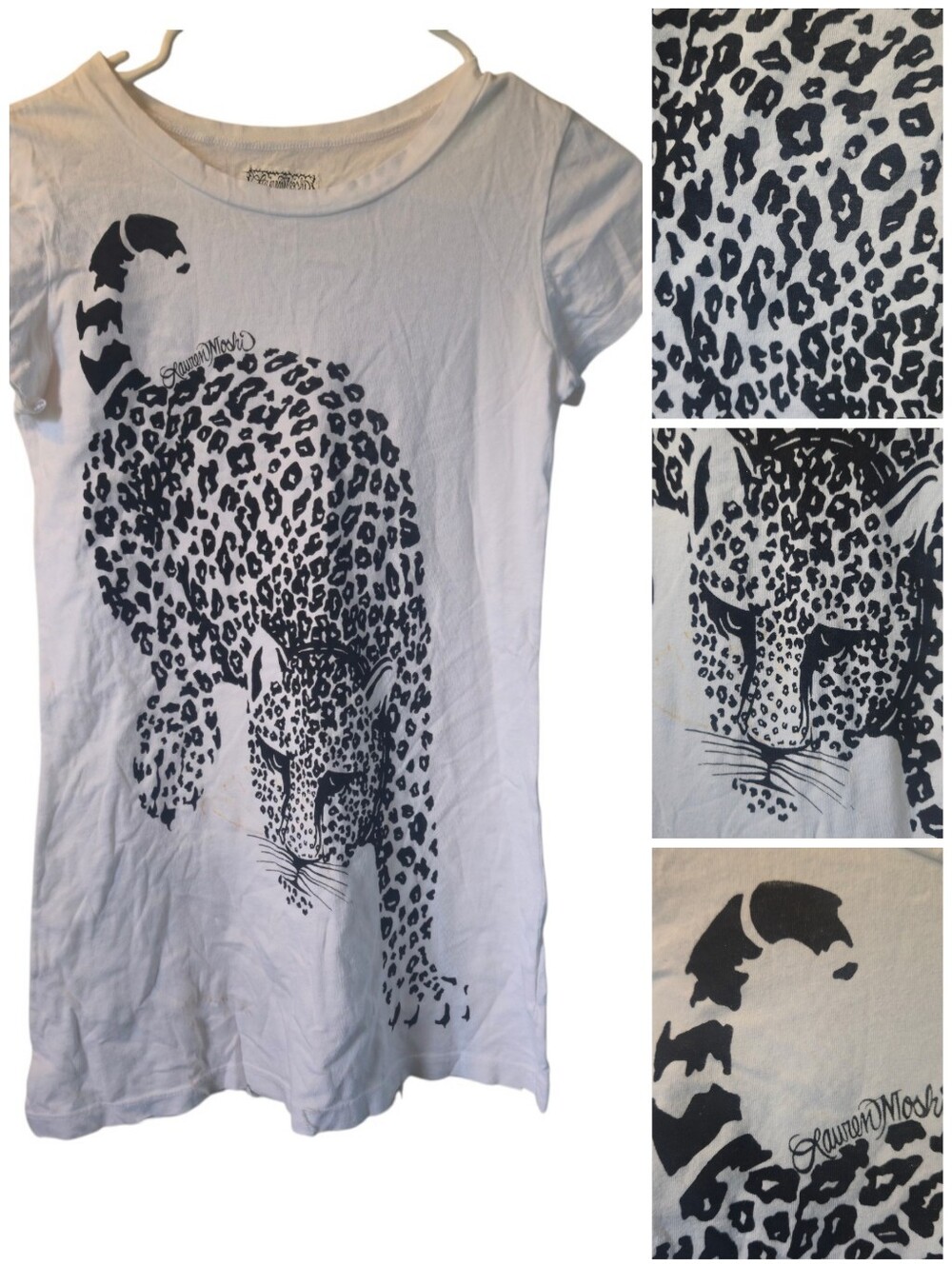 ❤️Lauren Moshi PRICE FIRM NWOT Leopard shirt